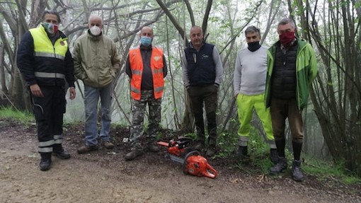 SS 582, Mai (Lega): "Oggi ripristinata strada bianca da Colle Scravaion a Pretto di Erli, grande lavoro di squadra"