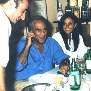 Emilio Fede e Rosanna Piturru ad Alassio - Foto Fasano