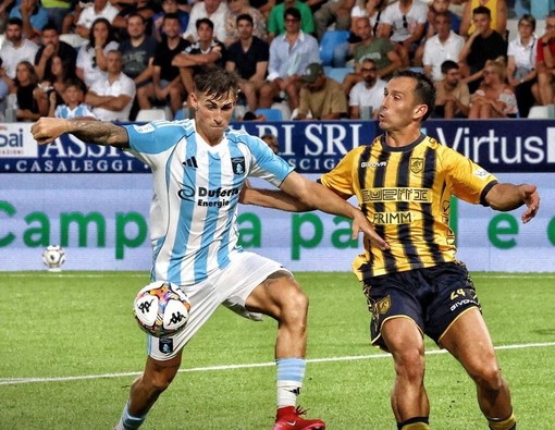 Entella, buon pari contro un'agguerrita Juve Stabia. Marconi risponde a Candellone