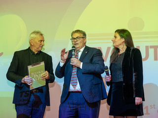 Da sinistra, Enrico Banchi, Enrico Anghilante, Chiara Osnago Gadda