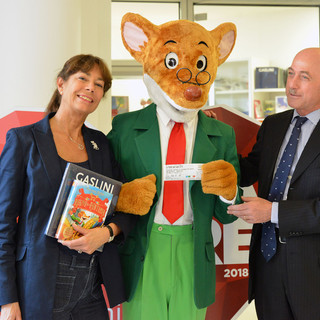 Geronimo Stilton visita i bambini ricoverati all’Ospedale Gaslini