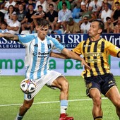 Entella, buon pari contro un'agguerrita Juve Stabia. Marconi risponde a Candellone