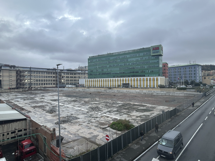 L'area individuata per la nuova Esselunga di Sestri Ponente