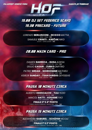 Elite Top Fight porta a Genova “History of Fight”, una serata per celebrare gli sport da combattimento
