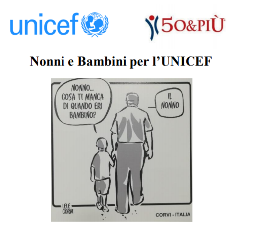 Ritorna la Festa dei nonni e dei bambini per l'UNICEF: appuntamento a Genova venerdì 2 ottobre Ritorna la Festa dei nonni e dei bambini per l'UNICEF: appuntamento a Genova venerdì 2 ottobre