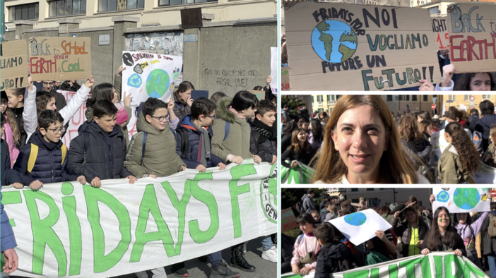 Da Rapallo a Genova per il clima: l’emozione dei ragazzi delle medie che aprono il corteo di Fridays for Future (Video) Da Rapallo a Genova per il clima: l’emozione dei ragazzi delle medie che aprono il corteo di Fridays for Future (Video)