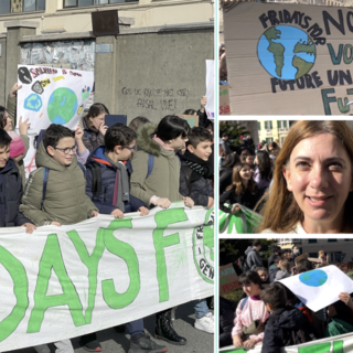 Da Rapallo a Genova per il clima: l’emozione dei ragazzi delle medie che aprono il corteo di Fridays for Future (Video)