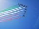 La spettacolare esibizione delle Frecce Tricolori nei cieli di Genova ( Foto e Video)