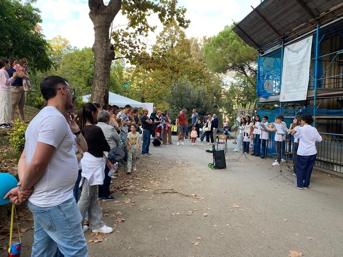 La festa dell'IC Pegli che si è svolta a Villa Rosa