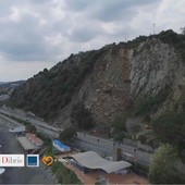 Maltempo, nubifragi a Ponente e in Val Polcevera. Chiusa per frana l'Aurelia all'altezza di Vesima