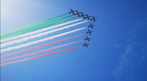 Ponte Genova San Giorgio: per l'inaugurazione tornano le Frecce Tricolori