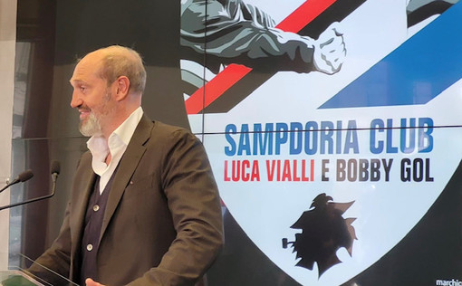 Il Sampdoria Club Luca Vialli e Bobby Gol festeggia il suo primo compleanno con Marco Lanna