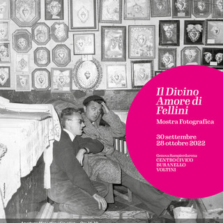 &quot;Il divino amore di Fellini&quot;, una mostra fotografica al Centro Civico Buranello