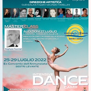 Arriva a Sestri Levante la quinta edizione del "Festival dei 2 Mari - Sestri in Danza”