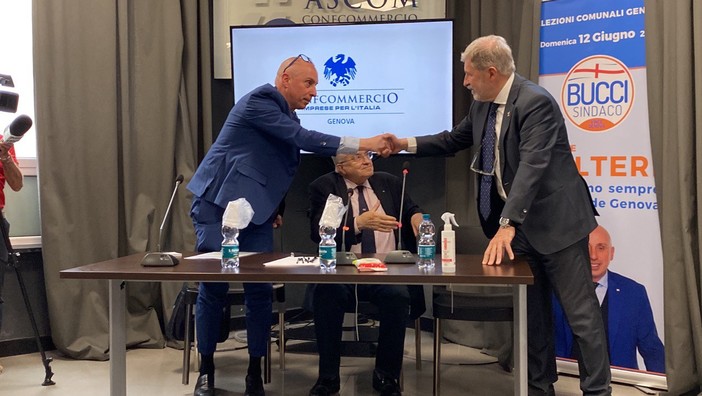 Falteri presenta il suo programma in Confcommercio: al centro "Porto, occupazione e valorizzazione del territorio" (Video)