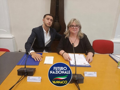Edoardo Luigi Fortunato e Fulvia Musso sono passati da Fratelli d'Italia a Futuro Nazionale Edoardo Luigi Fortunato e Fulvia Musso sono passati da Fratelli d'Italia a Futuro Nazionale