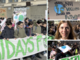 Da Rapallo a Genova per il clima: l’emozione dei ragazzi delle medie che aprono il corteo di Fridays for Future (Video)