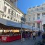 In piazza Matteotti è tutto pronto per la Fiera del Libro: stand aperti fino al 25 maggio
