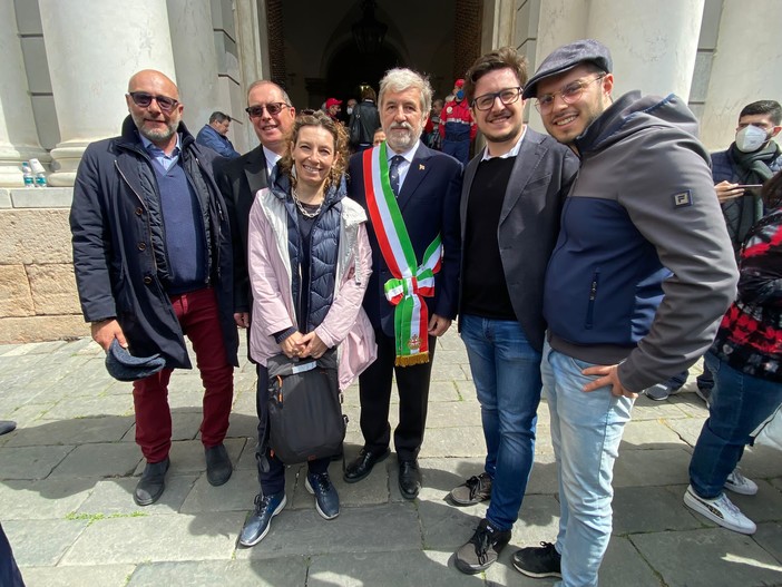 Una rappresentanza di 'Genova Domani' ha partecipato alle celebrazioni del 25 Aprile