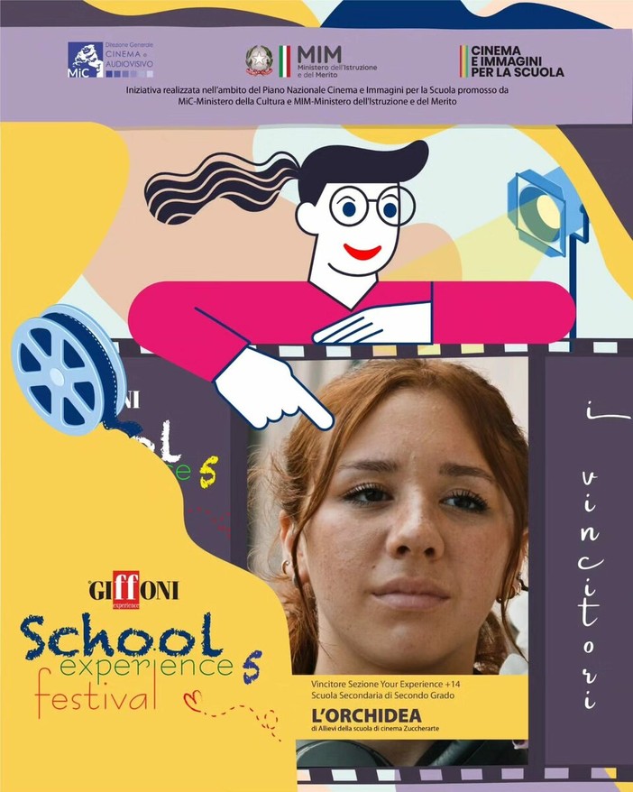 Trionfo genovese al festival di Giffoni: il corto “L’Orchidea” vince il premio School Experience