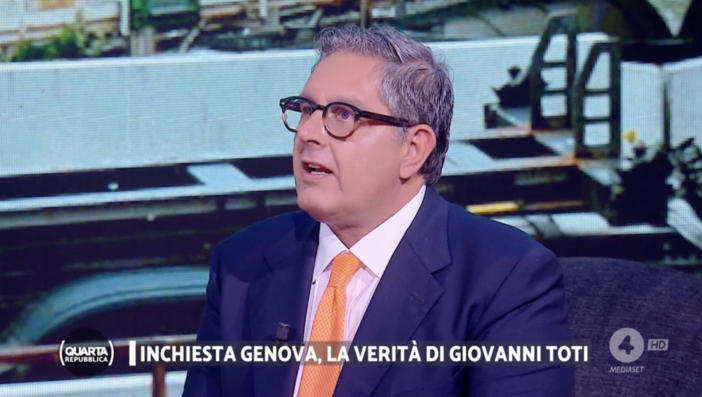 Giovanni Toti a 'Quarta Repubblica' su Rete4 Giovanni Toti a 'Quarta Repubblica' su Rete4