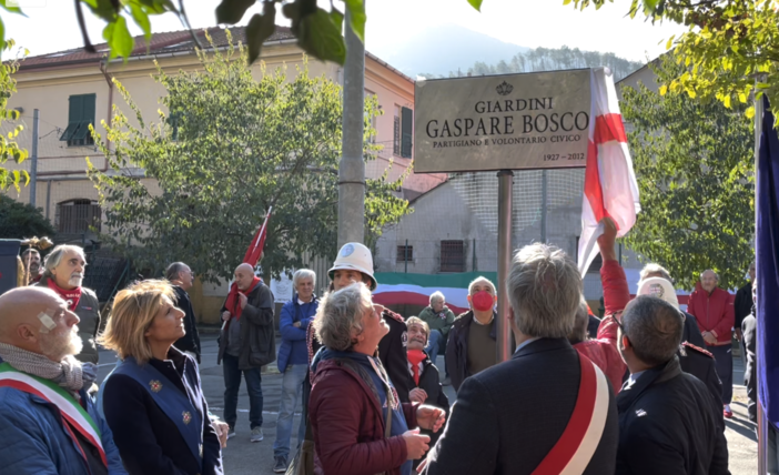 I giardini di via Ligorna intitolati al partigiano Gaspare Bosco (Video) I giardini di via Ligorna intitolati al partigiano Gaspare Bosco (Video)
