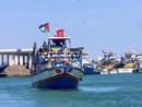Una delle imbarcazioni della Global Sumud Flotilla