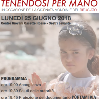 "Tenendosi per mano": a Sestri Levante l'evento per rifugiati