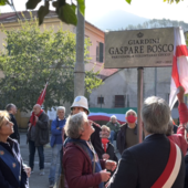 I giardini di via Ligorna intitolati al partigiano Gaspare Bosco (Video)