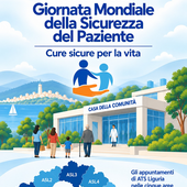 ATS Liguria aderisce alla Giornata Mondiale della Sicurezza del Paziente con "Cure sicure per la vita" ATS Liguria aderisce alla Giornata Mondiale della Sicurezza del Paziente con "Cure sicure per la vita"