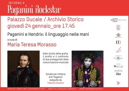 Il genio nelle mani: incontro su Paganini ed Hendrix con la grafologa Morasso