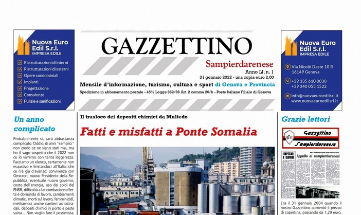 Una giornata di grande festa a Villa Scassi per il celebrare il Gazzettino Sampierdarenese. Un’informazione lunga 50 anni Una giornata di grande festa a Villa Scassi per il celebrare il Gazzettino Sampierdarenese. Un’informazione lunga 50 anni