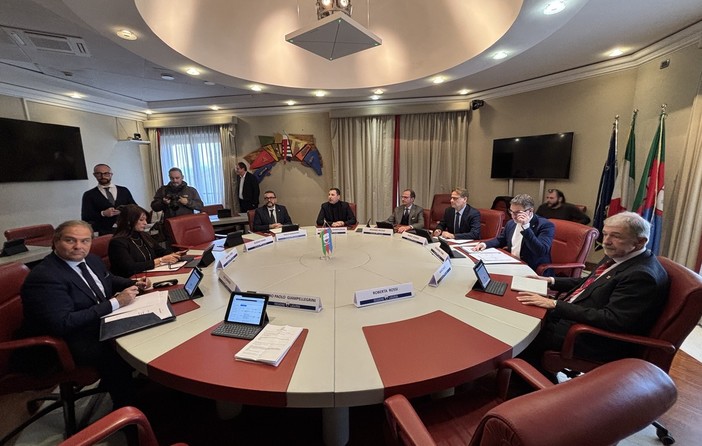 La prima riunione di giunta dell'era Bucci La prima riunione di giunta dell'era Bucci