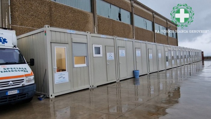 Voltri, ecco i venti nuovi moduli abitativi per poter ospitare altri migranti Voltri, ecco i venti nuovi moduli abitativi per poter ospitare altri migranti
