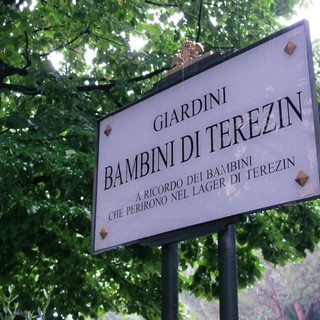 I giardini dedicati ai Bambini di Terezín in via Laviosa a Pegli