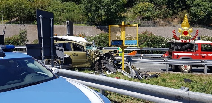 Incidente mortale sull'Autostrada A10 tra Finale Ligure e Orco Feglino (FOTO)