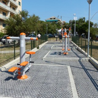 Inaugurata nel Medio Levante l’area fitness ‘Percorso vita’, uno spazio all’aria aperta (FOTO)