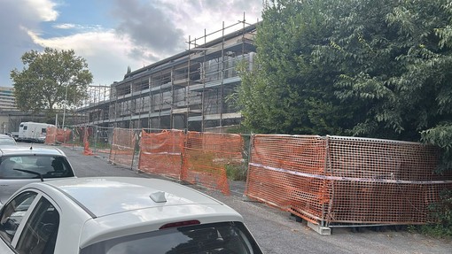 Il cantiere della ex piscina 'Nico Sapio' di Multedo Il cantiere della ex piscina 'Nico Sapio' di Multedo