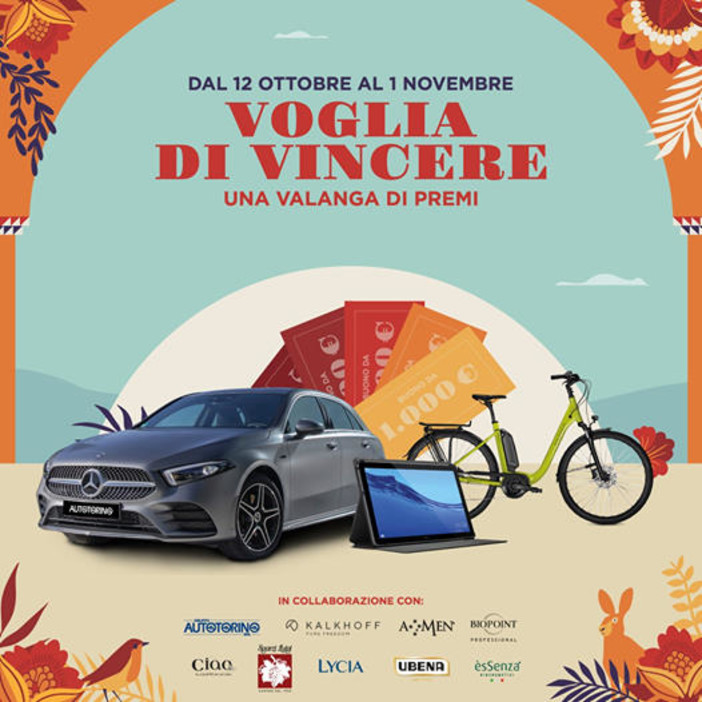 A Mondovicino Shopping Center e nei 27 Centri Commerciali Igd SiiQ c’è “VOGLIA DI VINCERE” A Mondovicino Shopping Center e nei 27 Centri Commerciali Igd SiiQ c’è “VOGLIA DI VINCERE”