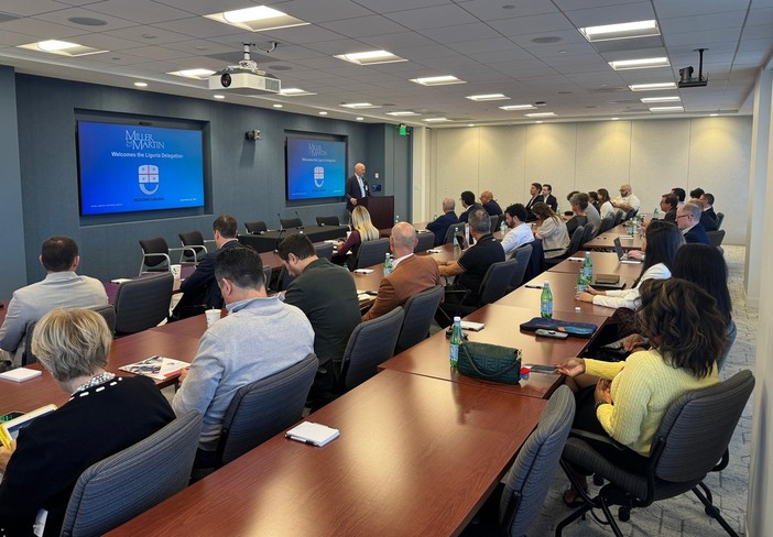 Liguria negli Usa, ad Atlanta il confronto su logistica e intelligenza artificiale: nel 2027 una delegazione della Georgia in regione