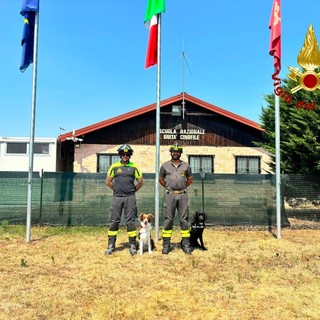 Due nuove unità operative cinofile per i Vigili del Fuoco della Liguria