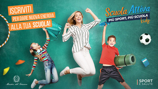 Al via il progetto Scuola Attiva KIDS per l'anno scolastico 2022/2023