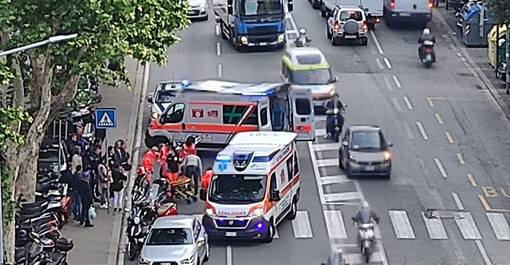 Scontro tra scooter e ragazzina investita, mattinata di incidenti a Genova
