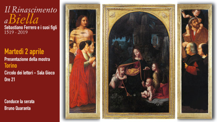 “Il Rinascimento a Biella. Sebastiano Ferrero e i suoi figli”, il 2 aprile la presentazione
