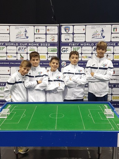 Calciotavolo, il genovese Samuele Bignardi (U12) medaglia di bronzo alla Coppa del Mondo