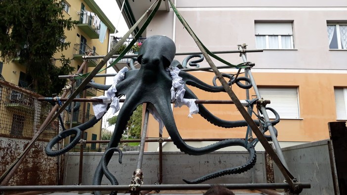 Il “Polpo” di Italo Primi è tornato a Rapallo Il “Polpo” di Italo Primi è tornato a Rapallo