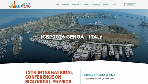 Genova capitale mondiale della fisica del vivente: in arrivo oltre 500 scienziati per l’ICBP 2026
