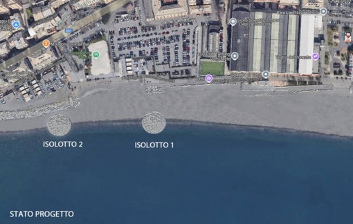 Voltri, ok dalla Regione agli isolotti frangiflutti. Un altro passo avanti per riqualificare il fronte mare