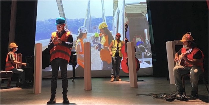 'I mille del ponte' in scena ai Parchi di Nervi 'I mille del ponte' in scena ai Parchi di Nervi