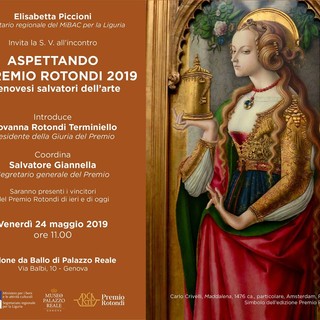 A Palazzo Reale l'incontro "Aspettando il Premio Rotondi. I genovesi salvatori dell'arte"